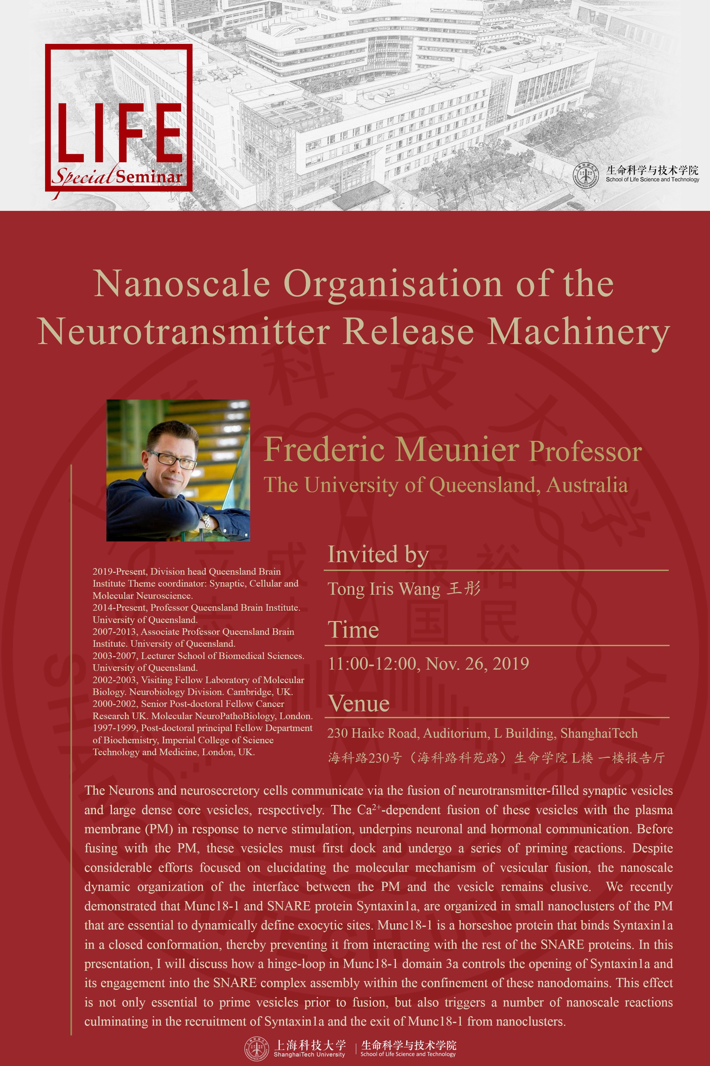Nanoscale Organisation of the Neurotransmitter Release Machinery